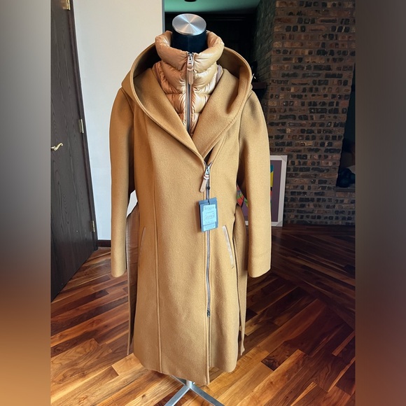 Mackage Shia-z wool blend coat w/ 800 fill power removable bib, NEW - Picture 8 of 13